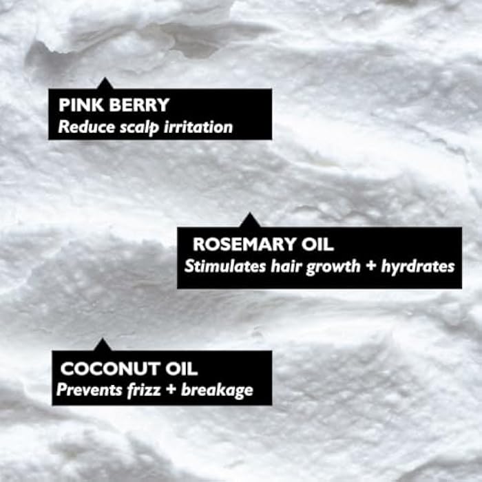 UpCircle Shampoo Crème with Rosemary Oil + Pink Berry – Gentle Formulation To Soothe + Cleanse – Coconut + Grapefruit oil – Natural, Vegan + Cruelty-Free - Image 3